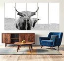 Beautiful Highland Cow Canvas Wall Art, Framed Highland Cow by MyGreatCanvas | Canvas Wall Art Prints | Photo Prints & Wall Decor