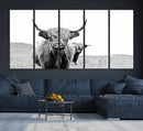 Beautiful Highland Cow Canvas Wall Art, Framed Highland Cow by MyGreatCanvas | Canvas Wall Art Prints | Photo Prints & Wall Decor