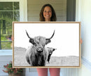 Beautiful Highland Cow Canvas Wall Art, Framed Highland Cow by MyGreatCanvas | Canvas Wall Art Prints | Photo Prints & Wall Decor