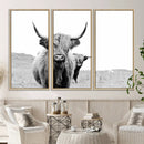 Beautiful Highland Cow Canvas Wall Art, Framed Highland Cow by MyGreatCanvas | Canvas Wall Art Prints | Photo Prints & Wall Decor