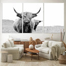 Beautiful Highland Cow Canvas Wall Art, Framed Highland Cow by MyGreatCanvas | Canvas Wall Art Prints | Photo Prints & Wall Decor