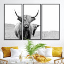 Beautiful Highland Cow Canvas Wall Art, Framed Highland Cow by MyGreatCanvas | Canvas Wall Art Prints | Photo Prints & Wall Decor
