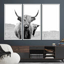 Beautiful Highland Cow Canvas Wall Art, Framed Highland Cow by MyGreatCanvas | Canvas Wall Art Prints | Photo Prints & Wall Decor