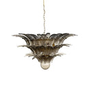 Beautifully Murano Palmette Smoked Chandelier