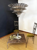 Beautifully Murano Palmette Smoked Chandelier