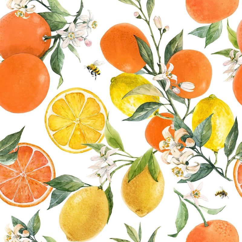 Citrus Wallpaper Mural