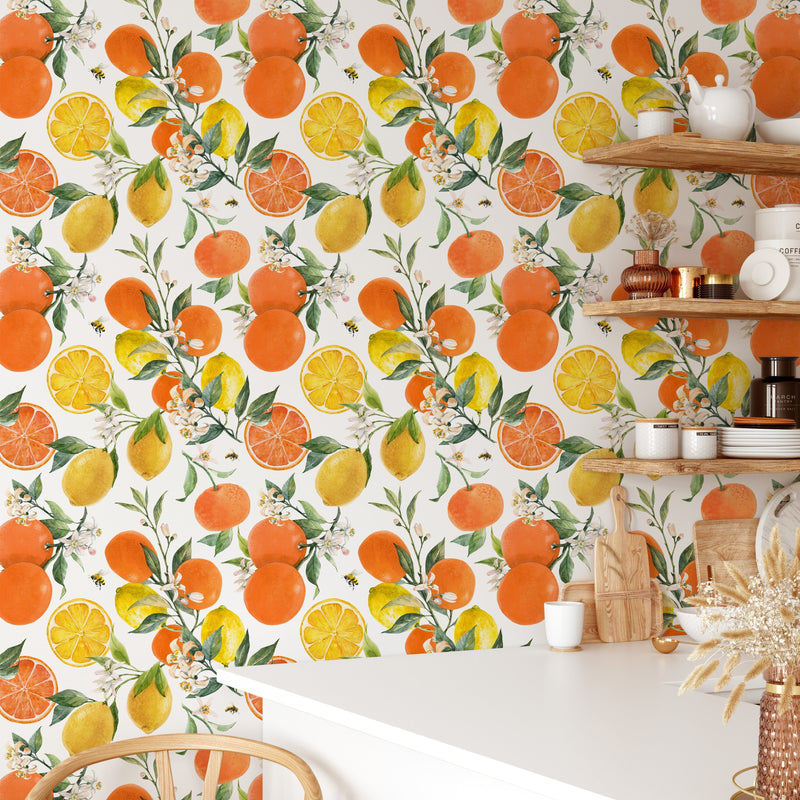 Citrus Wallpaper Mural