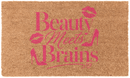 Beauty Meets Brains Coir Mat