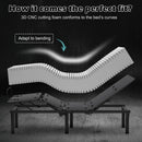 3D Bed Mattress Gel Memory Foam Convoluted Foam for Adjustable Bed by DirectDeals