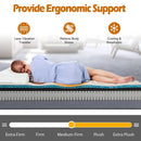 Bed Mattress Memory Foam Twin Size with Jacquard Cover for Adjustable Bed Base by LJGDeals