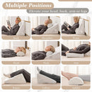 3 Pieces Bed Wedge Pillow Set with Air Memory Foam by LJGDeals