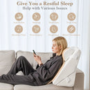 3 Pieces Bed Wedge Pillow Set with Air Memory Foam by LJGDeals