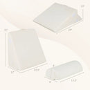 3 Pieces Bed Wedge Pillow Set with Air Memory Foam by LJGDeals