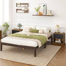 Bedside Table Nightstand with Drawer and Open Storage Shelf by LJGDeals