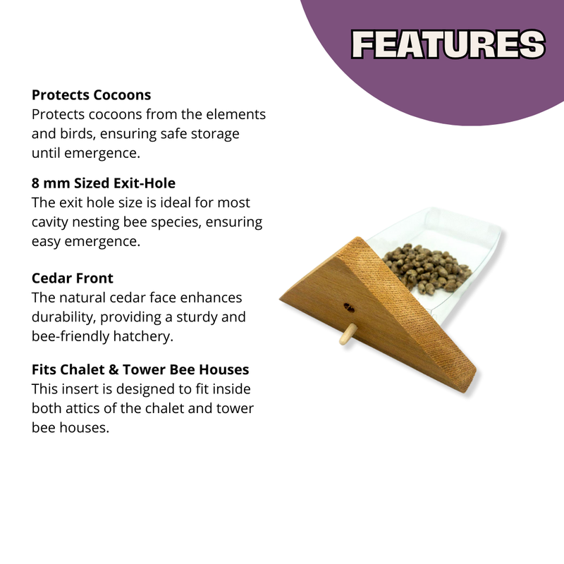 Cabana Bee House & Complete Kit with Bee Certificate