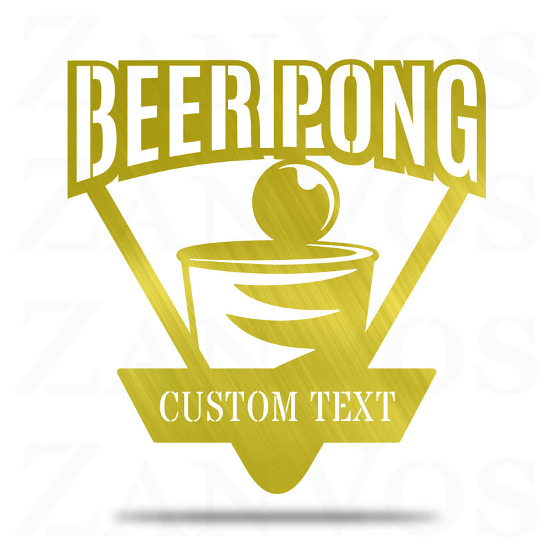 Beer Pong Monogram