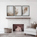 3 Piece Boho Architectural Wall Art. Eucalyptus, Stairway by Wall Art Set