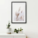 Beige Dried Grass Print. Summer Field by Wall Art Set
