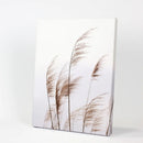 Beige Dried Grass Print. Summer Field by Wall Art Set