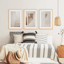 Beige Architectural Wall Art Prints. Light Tones Stairways by Wall Art Set
