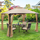 10 x 12 Feet Gazebo Replacement Top with Air Vent and Drainage Holes by LJGDeals