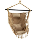 Hanging Rope Swing Chair with Soft Pillow and Cushions by LJGDeals