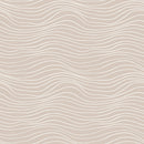 Beige Minimalist Wavy Line Wallpaper