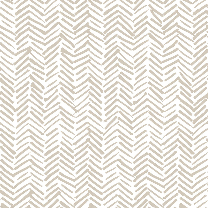 Terracotta Herringbone Wallpaper