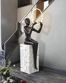 Bella Sitting Sculpture Floor Lamp