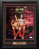 Brie & Nikki Bella Autographed Framed WWE Wrestling Bella Twins Collage Photo by Dynasty Sports & Framing