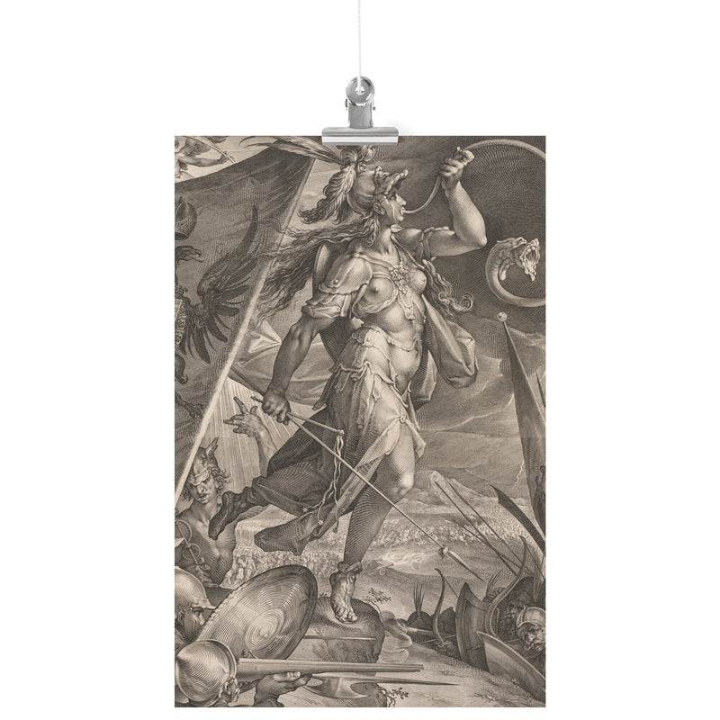 "Bellona Leading the Armies of the Emperor" Matte Poster