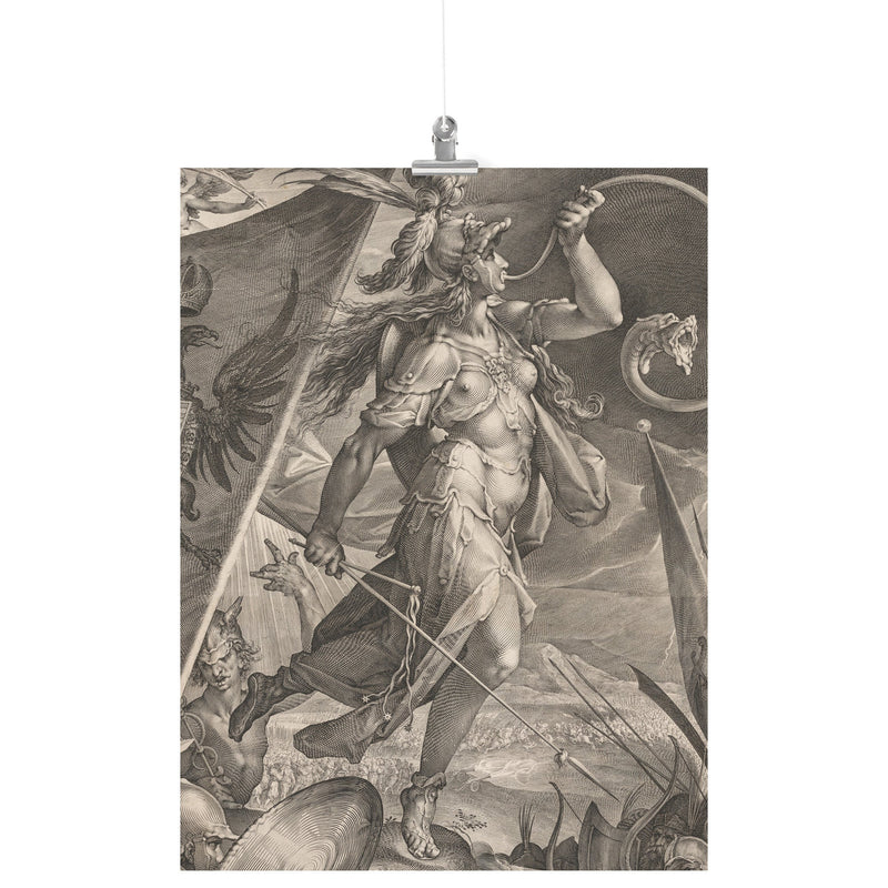 "Bellona Leading the Armies of the Emperor" Matte Poster