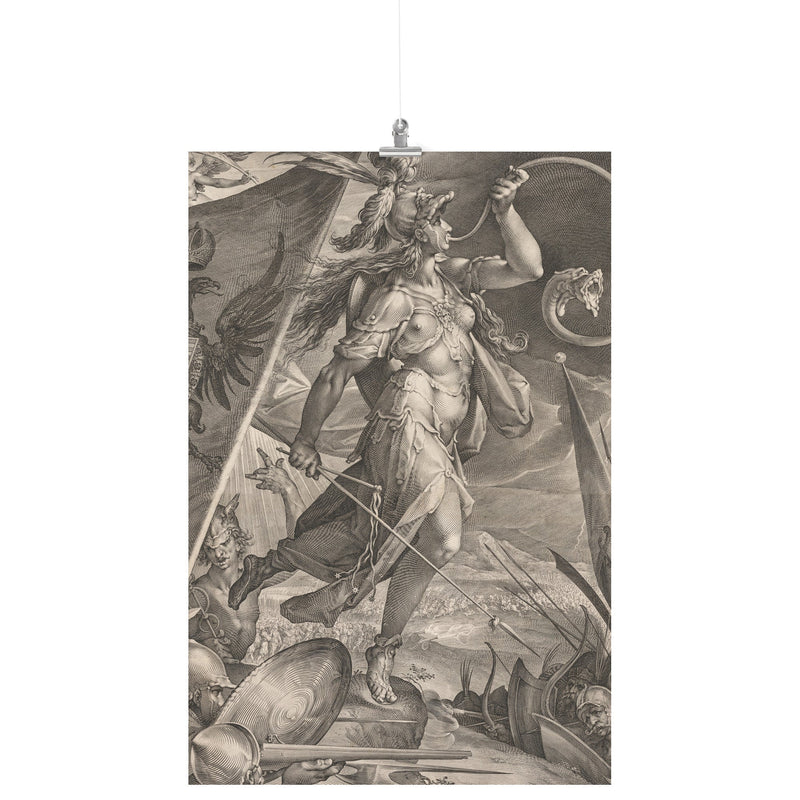 "Bellona Leading the Armies of the Emperor" Matte Poster
