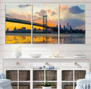 Ben Franklin Bridge Wall Art Print – Philadelphia Skyline by MyGreatCanvas | Canvas Wall Art Prints | Photo Prints & Wall Decor