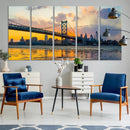 Ben Franklin Bridge Wall Art Print – Philadelphia Skyline by MyGreatCanvas | Canvas Wall Art Prints | Photo Prints & Wall Decor