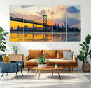 Ben Franklin Bridge Wall Art Print – Philadelphia Skyline by MyGreatCanvas | Canvas Wall Art Prints | Photo Prints & Wall Decor