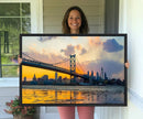Ben Franklin Bridge Wall Art Print – Philadelphia Skyline by MyGreatCanvas | Canvas Wall Art Prints | Photo Prints & Wall Decor