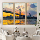 Ben Franklin Bridge Wall Art Print – Philadelphia Skyline by MyGreatCanvas | Canvas Wall Art Prints | Photo Prints & Wall Decor