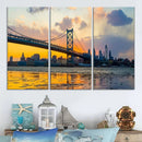 Ben Franklin Bridge Wall Art Print – Philadelphia Skyline by MyGreatCanvas | Canvas Wall Art Prints | Photo Prints & Wall Decor