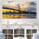 Ben Franklin Bridge Wall Art Print – Philadelphia Skyline by MyGreatCanvas | Canvas Wall Art Prints | Photo Prints & Wall Decor