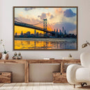Ben Franklin Bridge Wall Art Print – Philadelphia Skyline by MyGreatCanvas | Canvas Wall Art Prints | Photo Prints & Wall Decor