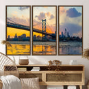 Ben Franklin Bridge Wall Art Print – Philadelphia Skyline by MyGreatCanvas | Canvas Wall Art Prints | Photo Prints & Wall Decor