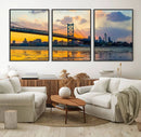 Ben Franklin Bridge Wall Art Print – Philadelphia Skyline by MyGreatCanvas | Canvas Wall Art Prints | Photo Prints & Wall Decor