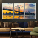 Ben Franklin Bridge Wall Art Print – Philadelphia Skyline by MyGreatCanvas | Canvas Wall Art Prints | Photo Prints & Wall Decor