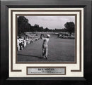 Ben Hogan 1-Iron Shot at the 1950 US Open at Merion Framed Golf Photo by Dynasty Sports & Framing