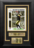 Ben Roethlisberger Pittsburgh Steelers 8x10 Framed Collage Football Photo with Engraved Autograph by Dynasty Sports & Framing