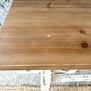 Distressed White Finish Wooden Bench by Decor Steals