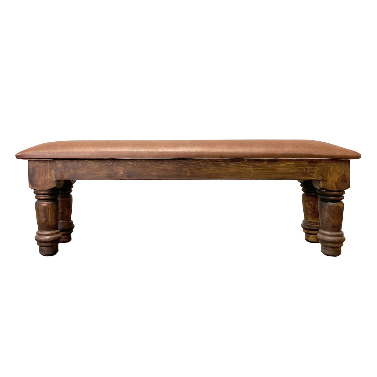 Santa Rita Rustic Bench with Cushion, photo 2 of 8