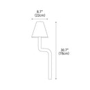 Bend Wood Table Lamp 8.7"
