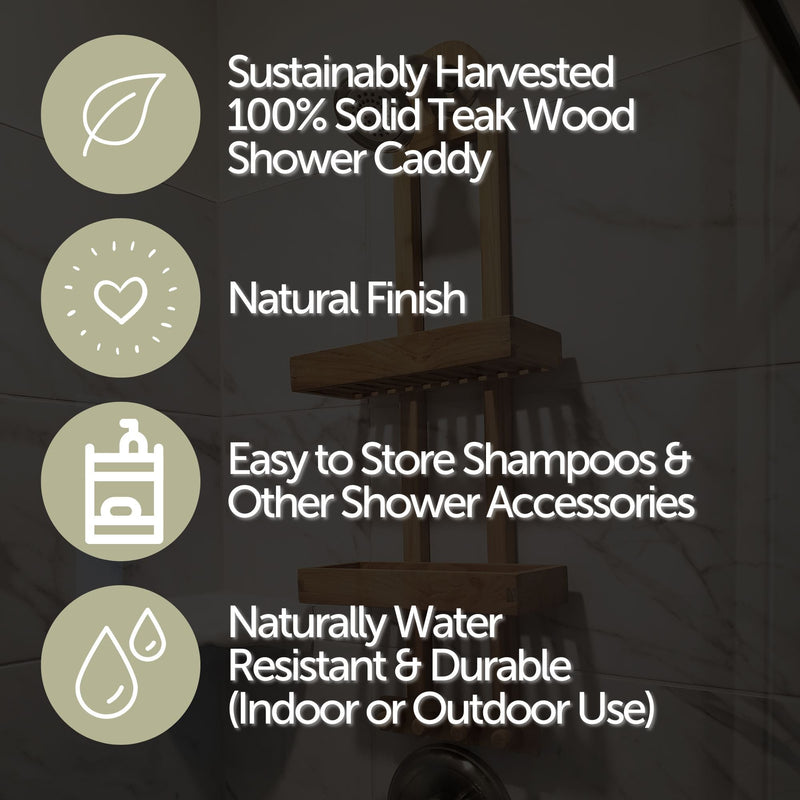 Newport Natural Shower Caddy